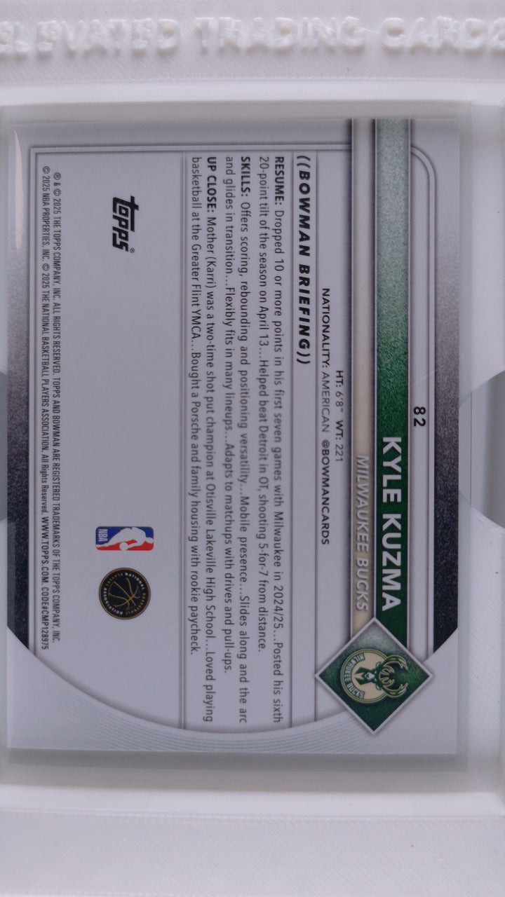 2025 Bowman Basketball Kyle Kuzma 