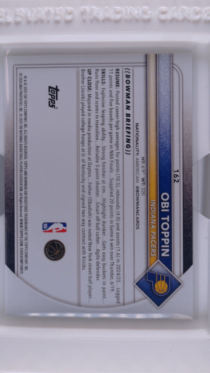 2025 Bowman Basketball Obi Toppin 