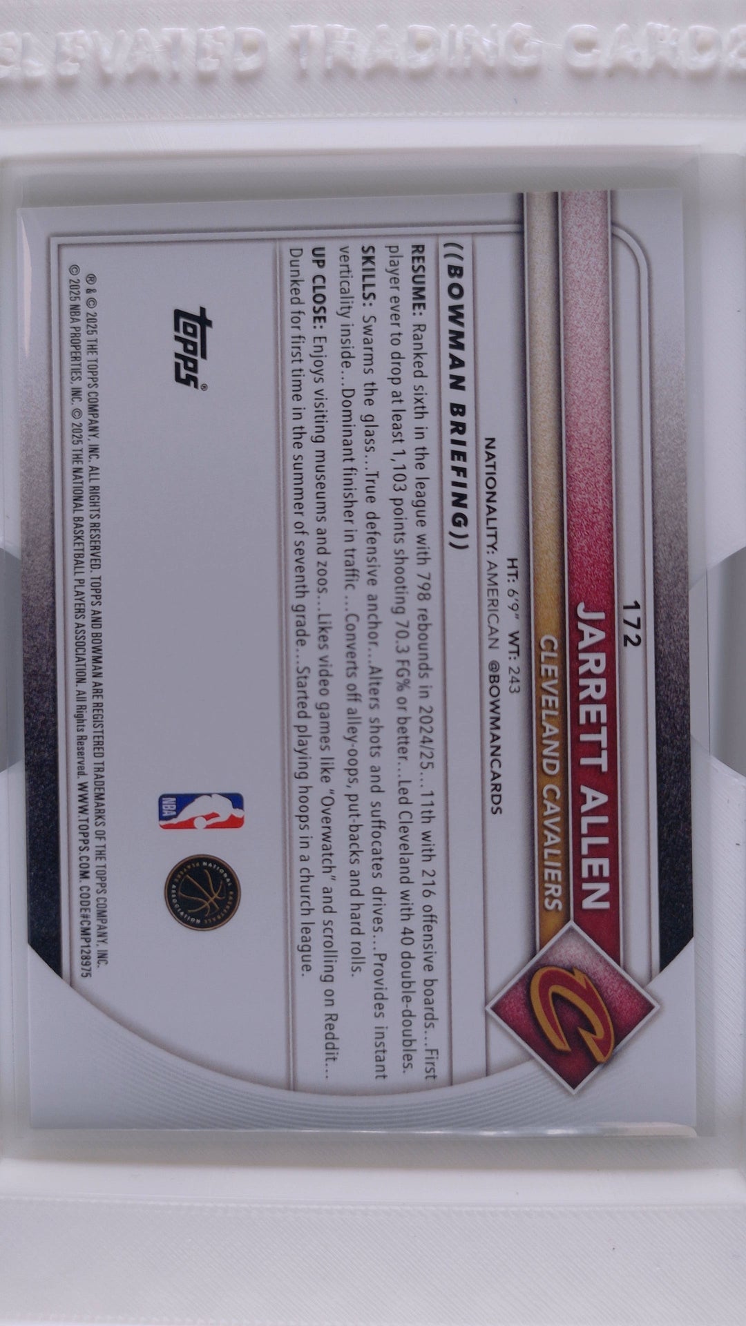 2025 Bowman Basketball Jarrett Allen 