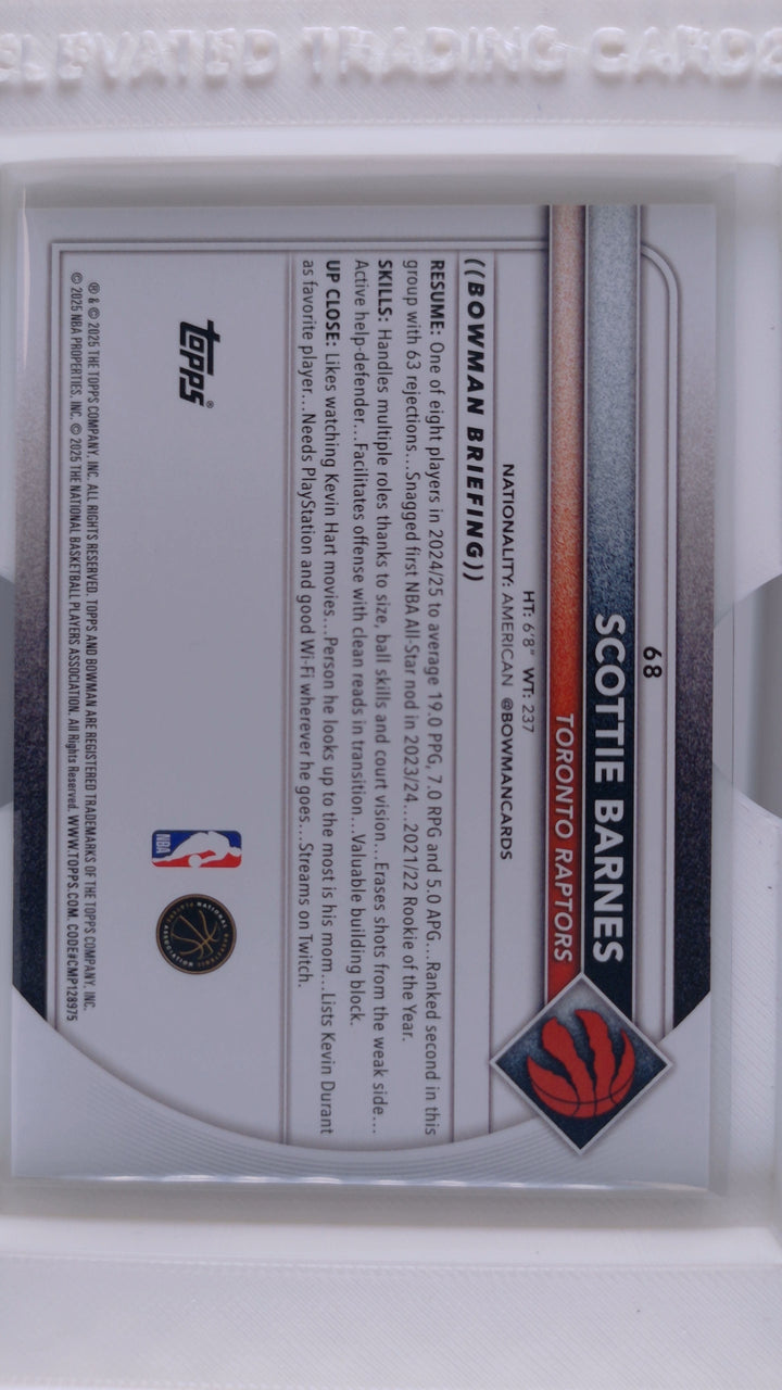 2025 Bowman Basketball Scottie Barnes 
