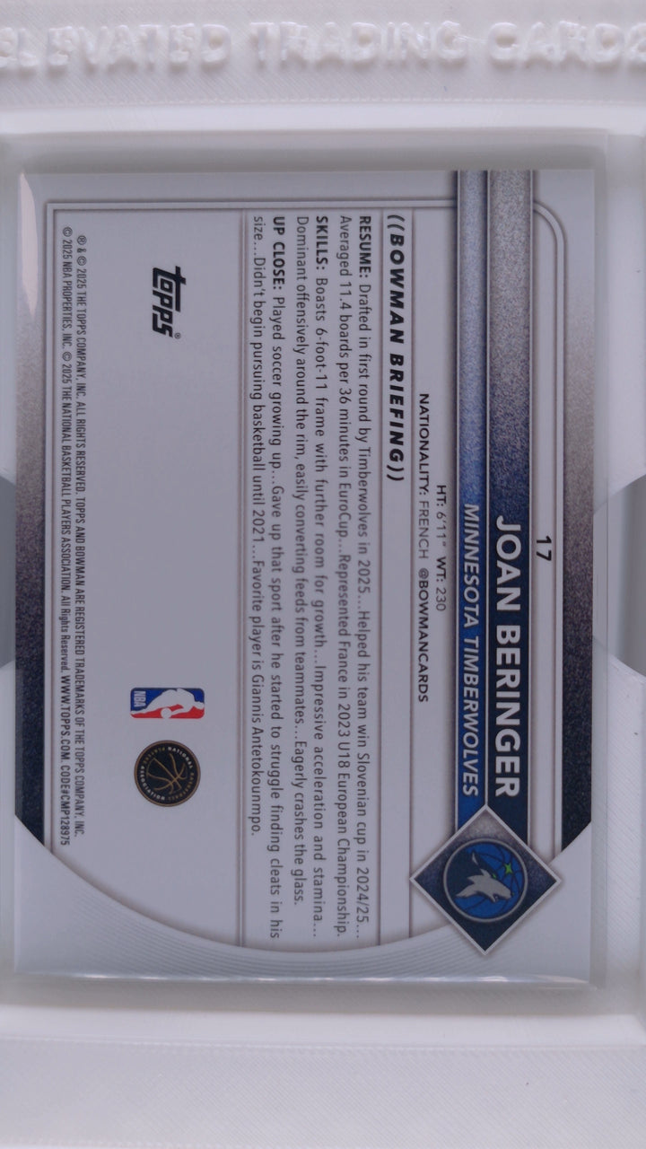 2025 Bowman Basketball Joan Beringer 
