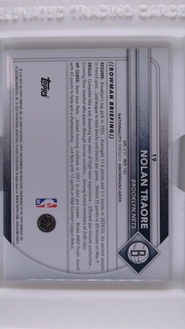 2025 Bowman Basketball Nolan Traore 