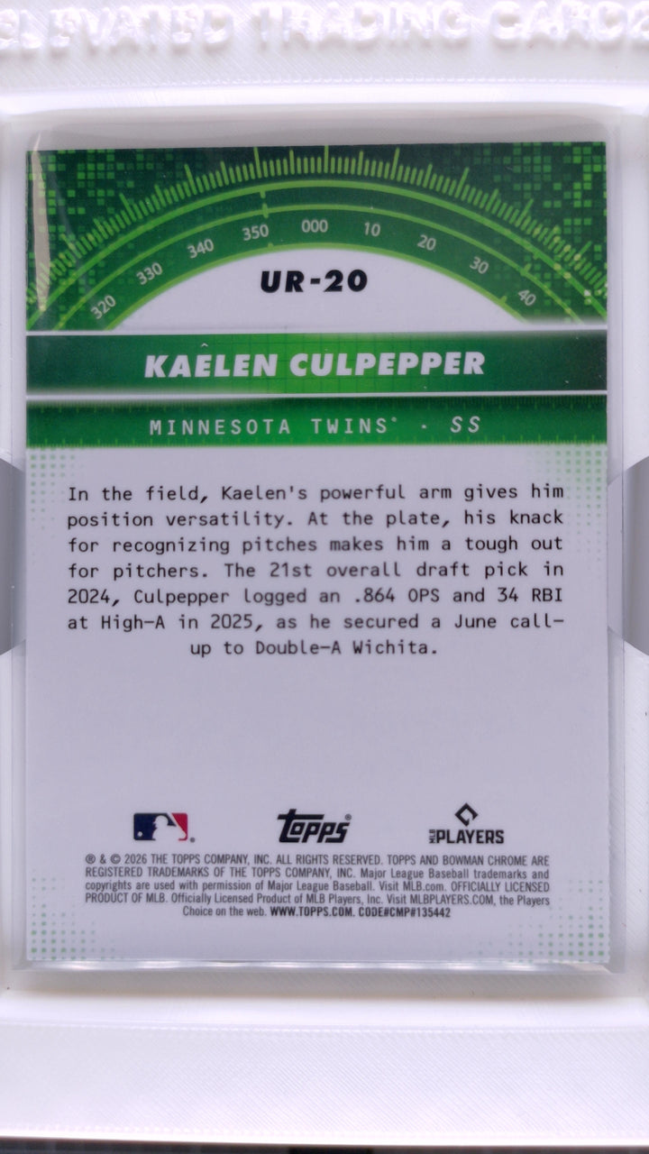 2026 Bowman Baseball Kaelen Culpepper 
