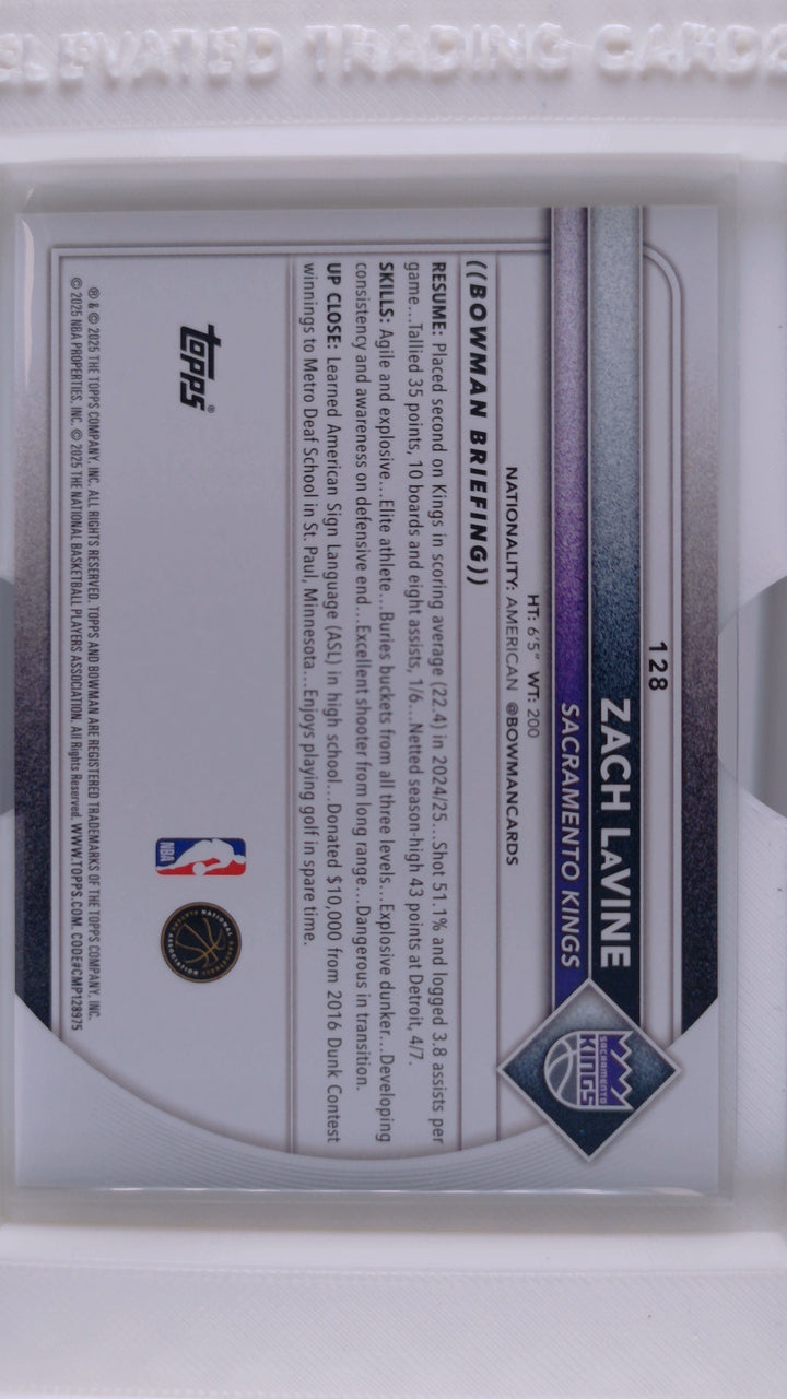 2025 Bowman Basketball Zach Lavine 