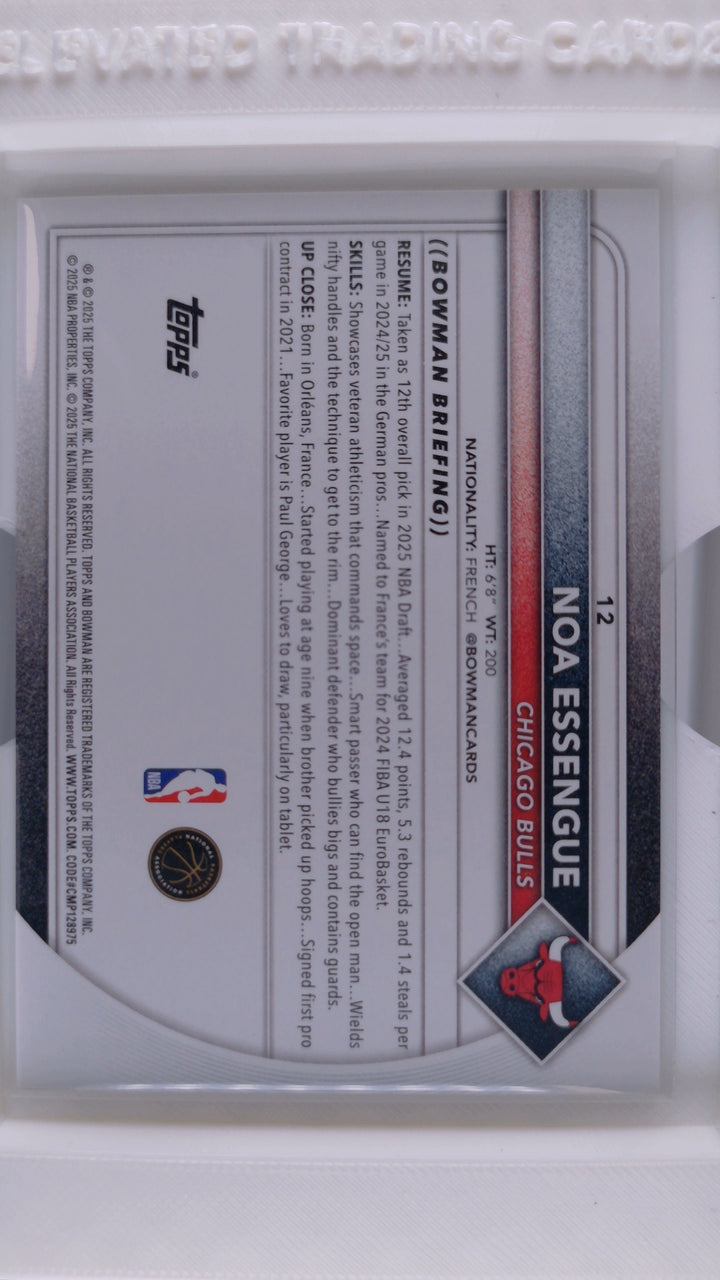 2025 Bowman Basketball Noa Essengue 