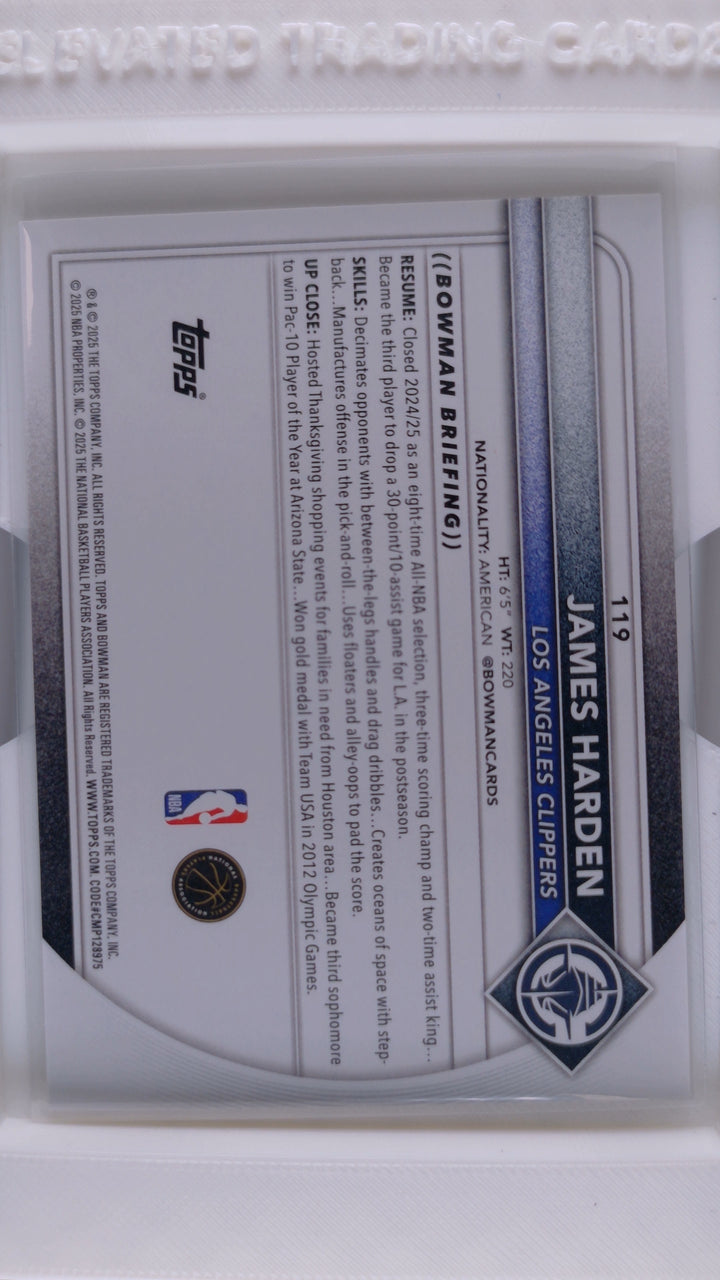 2025 Bowman Basketball James Harden 