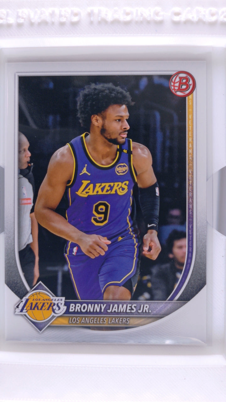 2025 Bowman Basketball Bronny James Jr. #122 — Front