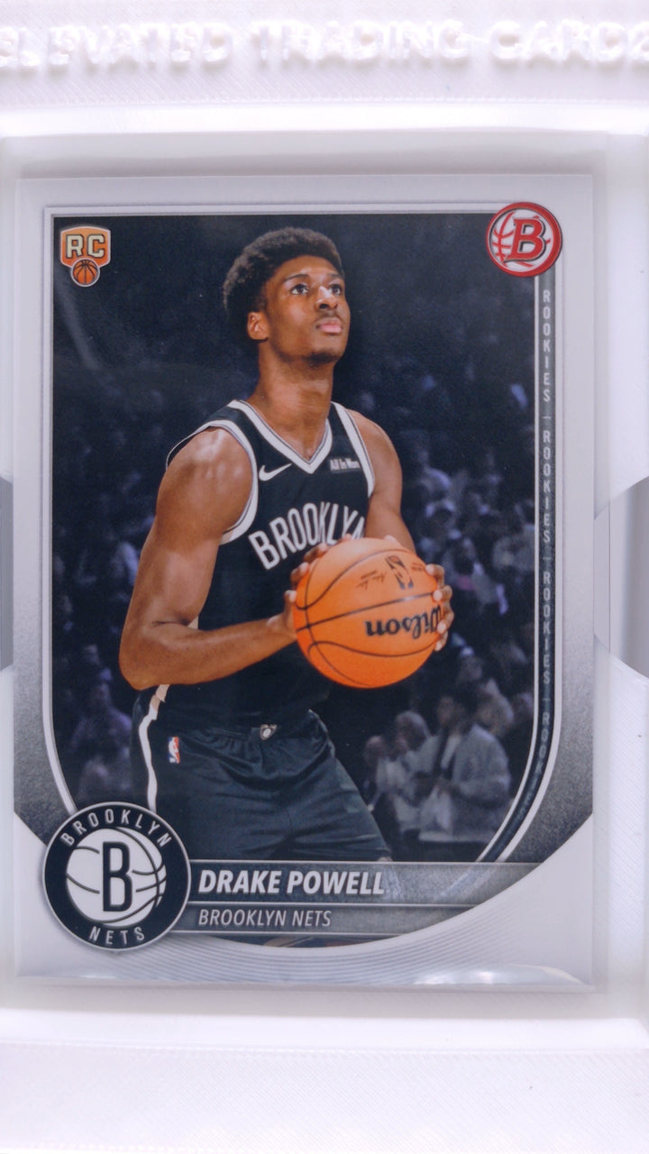 2025 Bowman Basketball Drake Powell #22 RC — Front