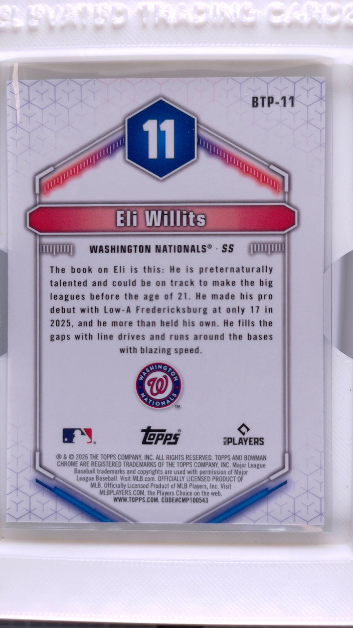 2026 Bowman Baseball Eli Willits 