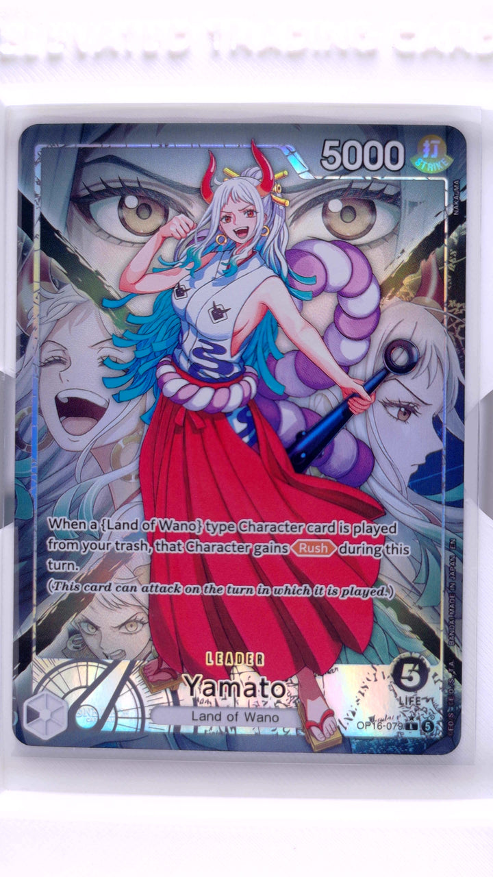 One Piece Card Game: The Time of Battle [OP-16] Yamato #OP16-079 L (Leader) Alternate Art — Front