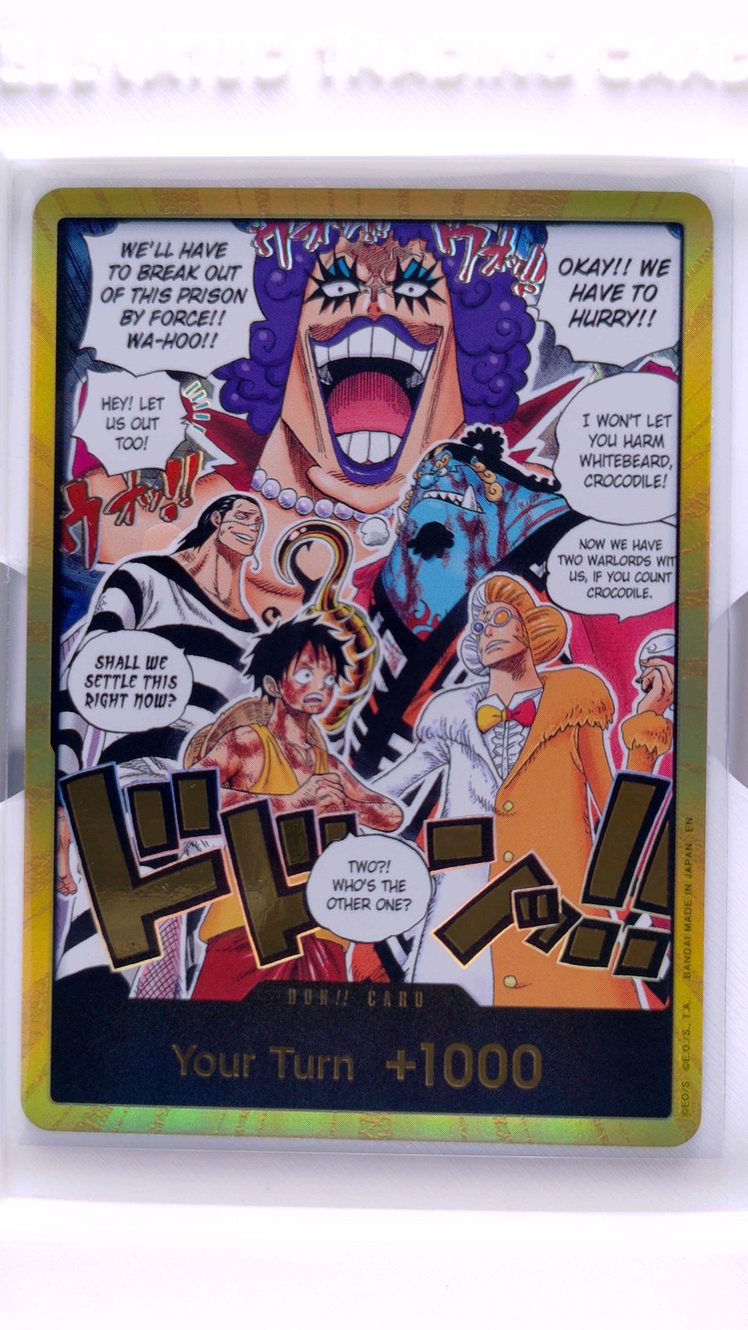 #DON DON!! Gold Alternate Art DON!! - front