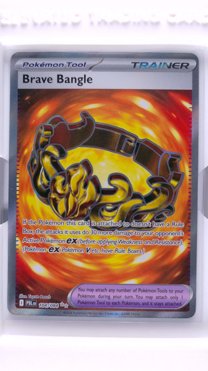 Pokémon TCG: Mega Evolution — Pitch Black Brave Bangle #104 Ultra Rare — Front