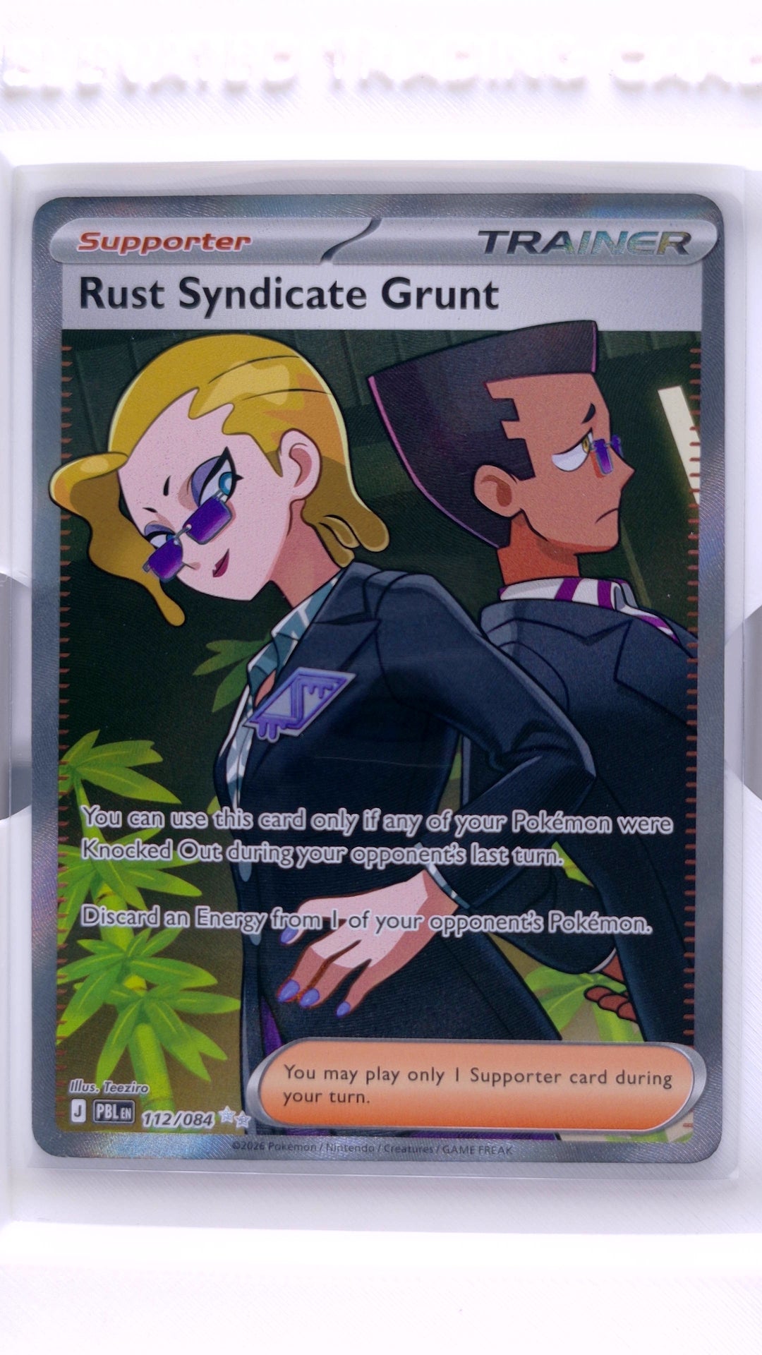 #112 Rust Syndicate Grunt Ultra Rare - front