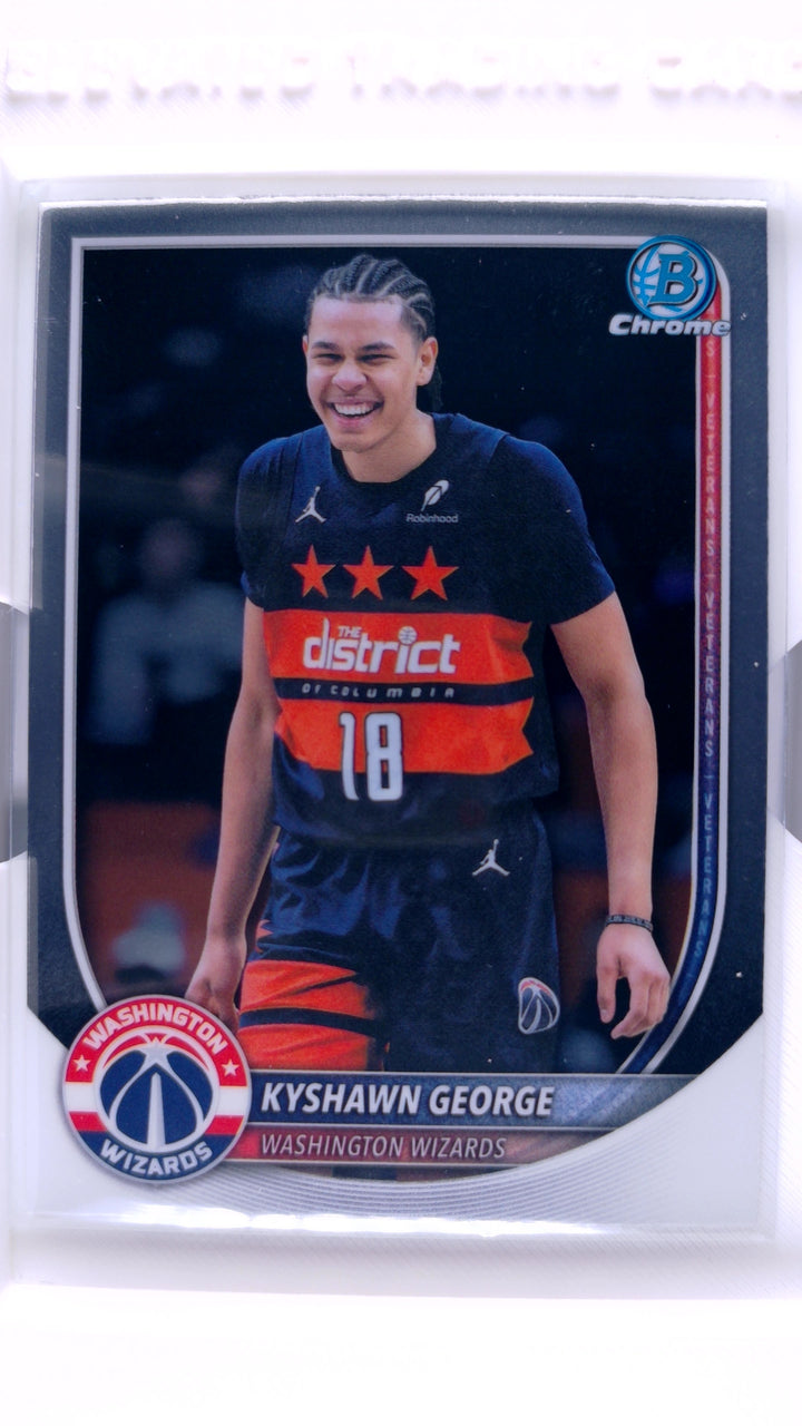 2025 Bowman Basketball Kyshawn George #BCV-177 Chrome — Front