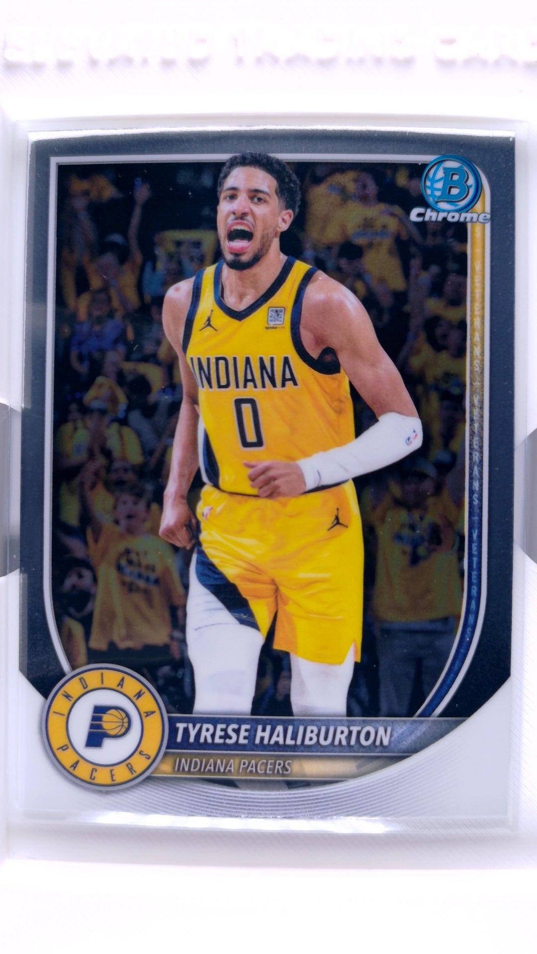 #BCV-77 Tyrese Haliburton Chrome - front