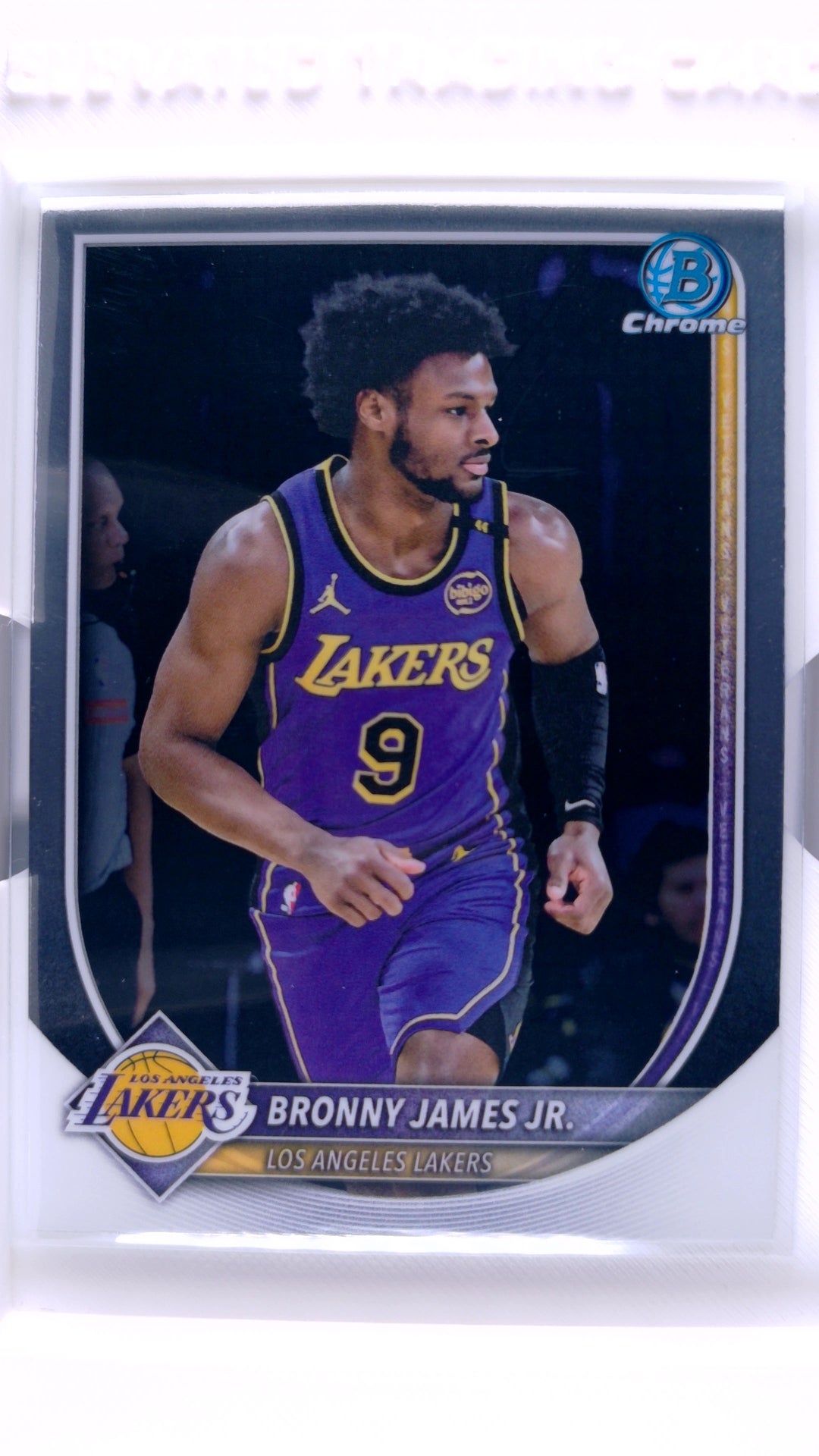 #BCV-122 Bronny James Jr. Chrome - front