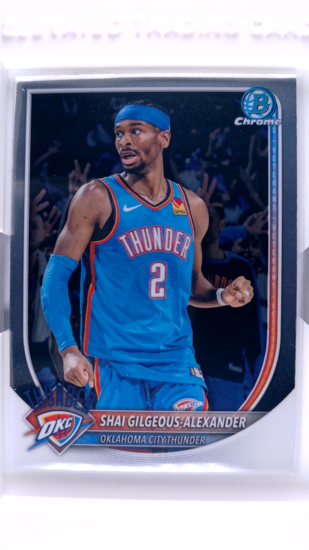 #BCV-106 Shai Gilgeous-Alexander Chrome - front