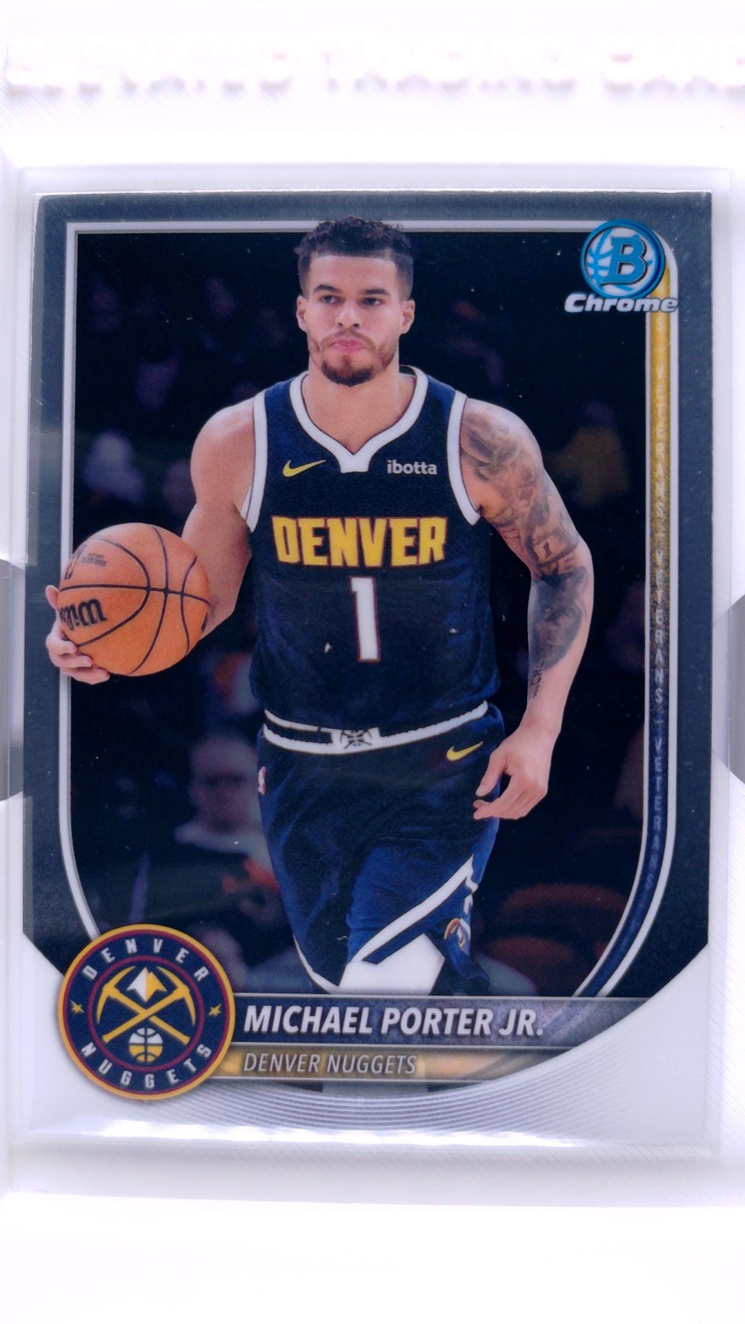 #BCV-179 Michael Porter Jr. Chrome - front