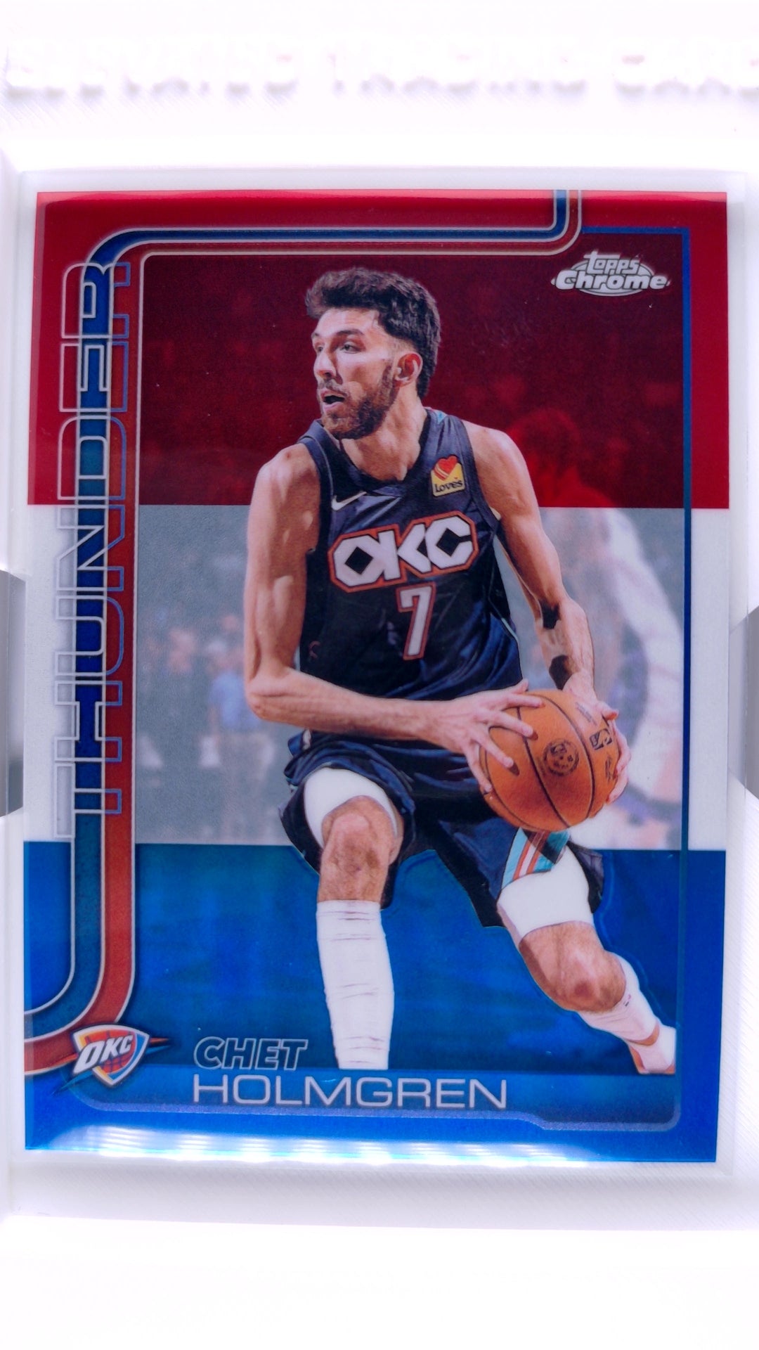 #31 Chet Holmgren Red, White & Blue Refractor - front