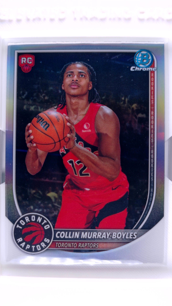 2025 Bowman Basketball Collin Murray-Boyles #BRR-9 Red Rookie Variations RC — Front