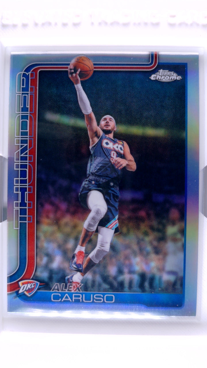 2025 Topps Chrome Update Basketball Alex Caruso #131 Refractor — Front