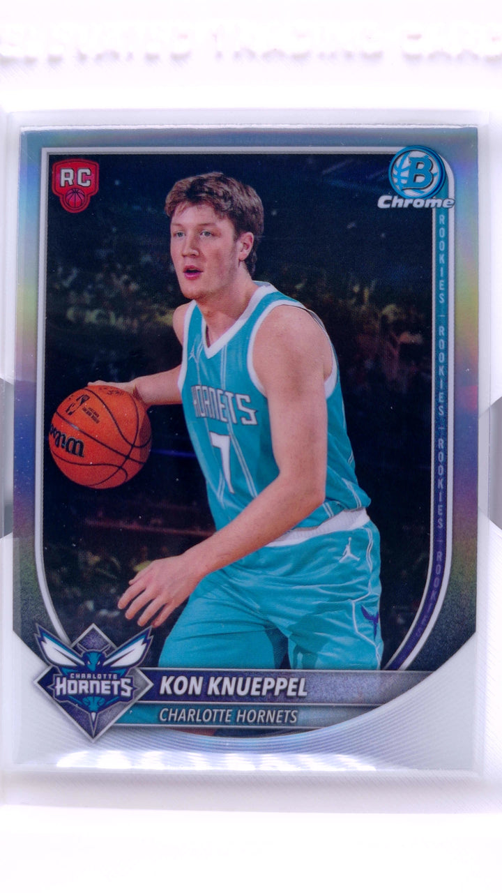 2025 Bowman Basketball Kon Knueppel #BRR-4 Red Rookie Variations RC — Front