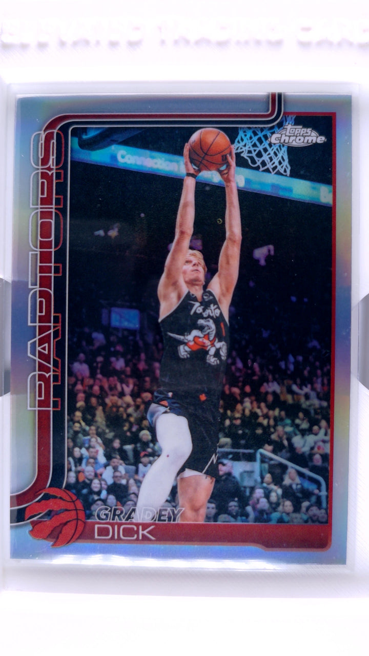 2025 Topps Chrome Update Basketball Gradey Dick #97 Refractor — Front