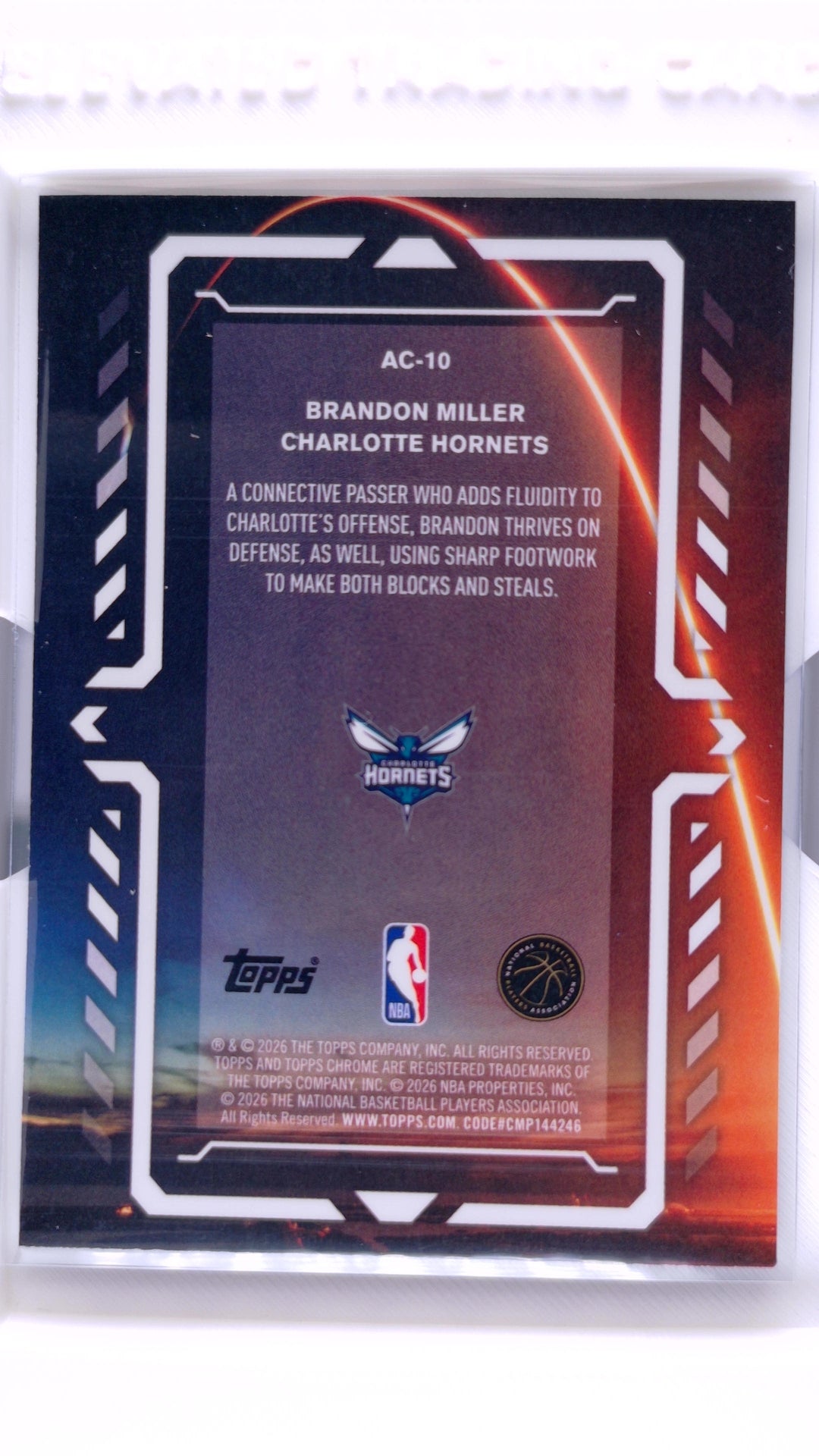 #AC-10 Brandon Miller Activators - back