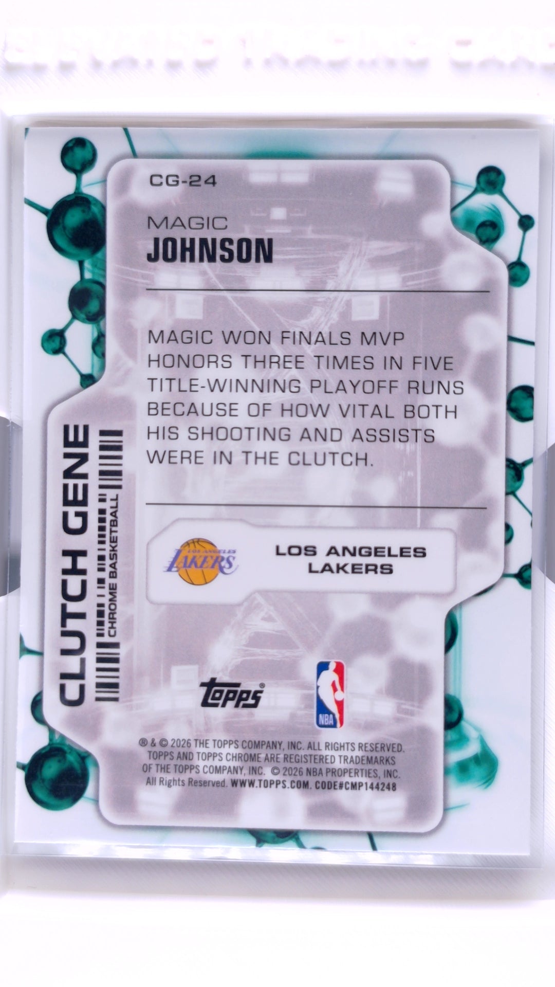 #CG-24 Magic Johnson Clutch Gene - back