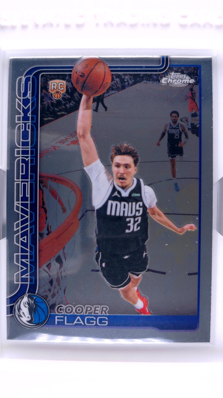 2025 Topps Chrome Update Basketball Cooper Flagg #151 RC — Front
