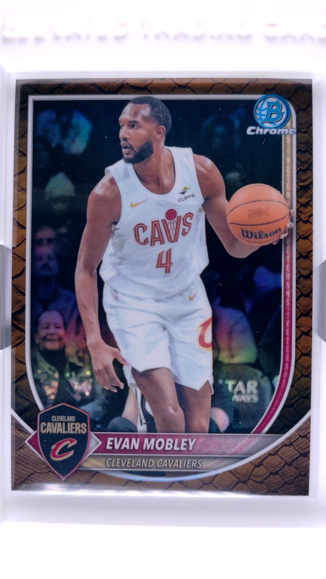 #BCV-93 Evan Mobley Chrome Reptilian Refractor - front