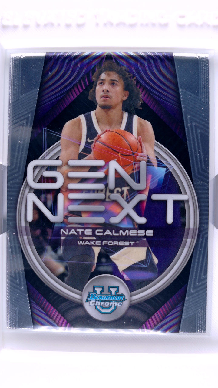 2025 Bowman Basketball Nate Calmese #GN-21 Gen Next — Front