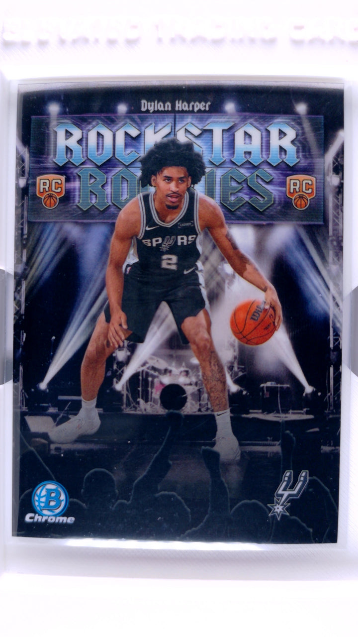 2025 Bowman Basketball Dylan Harper #RR-2 Rockstar Rookies RC — Front
