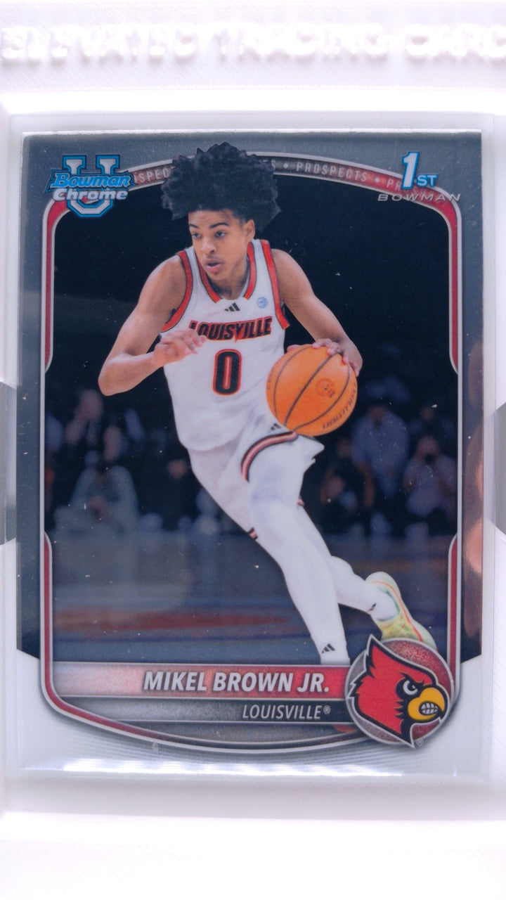 2025 Bowman Basketball Mikel Brown Jr. #BCP-12 Chrome Prospects — Front