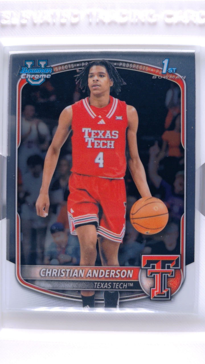 2025 Bowman Basketball Christian Anderson #BCP-45 Chrome Prospects — Front