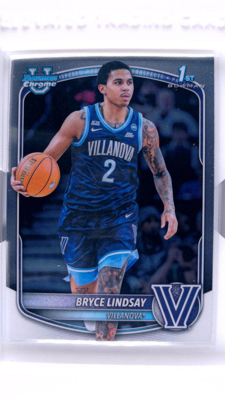 2025 Bowman Basketball Bryce Lindsay #BCP-52 Chrome Prospects — Front
