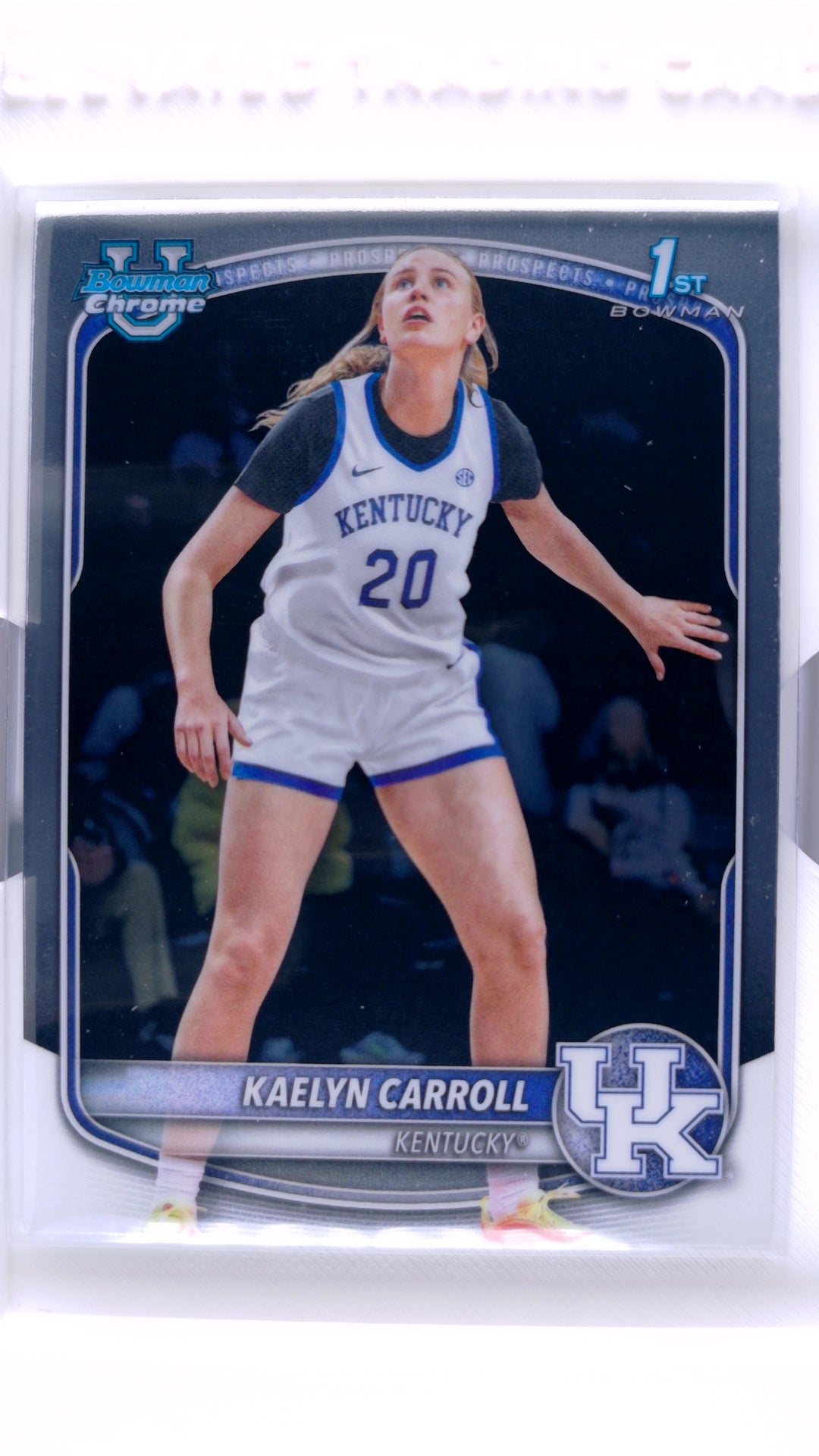#BCP-82 Kaelyn Carroll Chrome Prospects - front