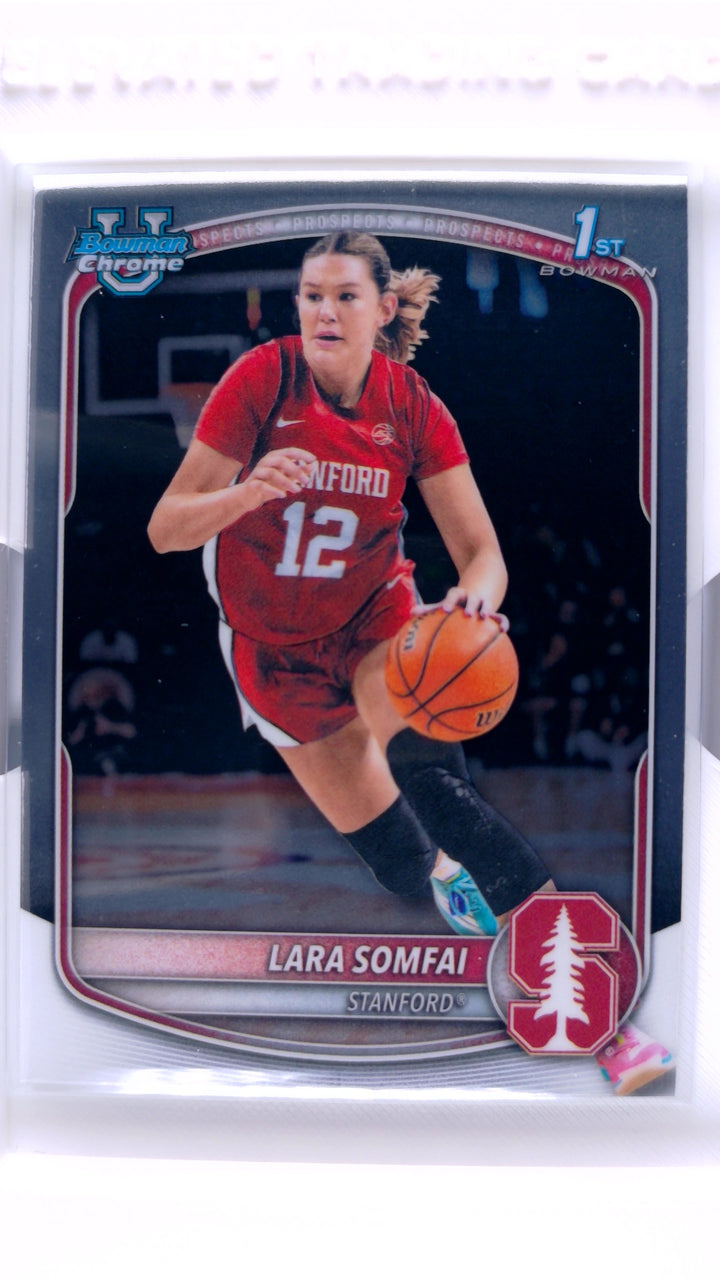 2025 Bowman Basketball Lara Somfai #BCP-44 Chrome Prospects — Front