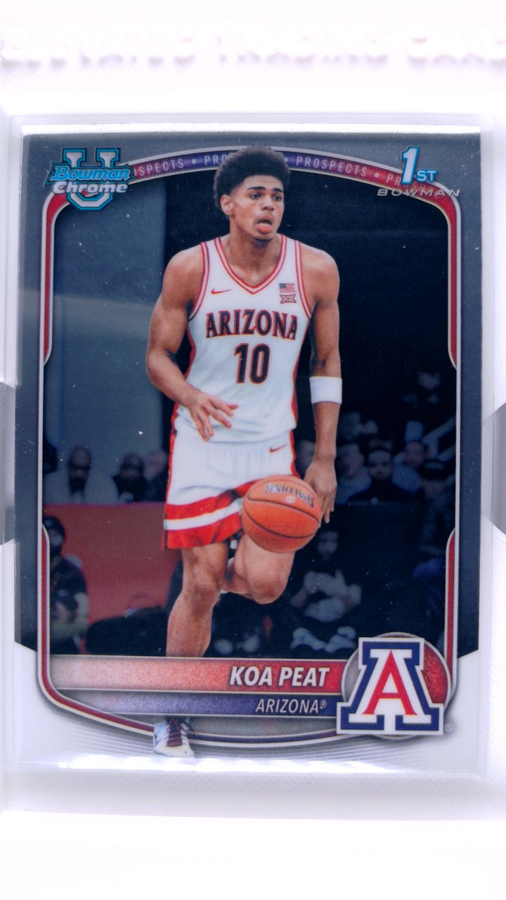 2025 Bowman Basketball Koa Peat #BCP-3 Chrome Prospects — Front