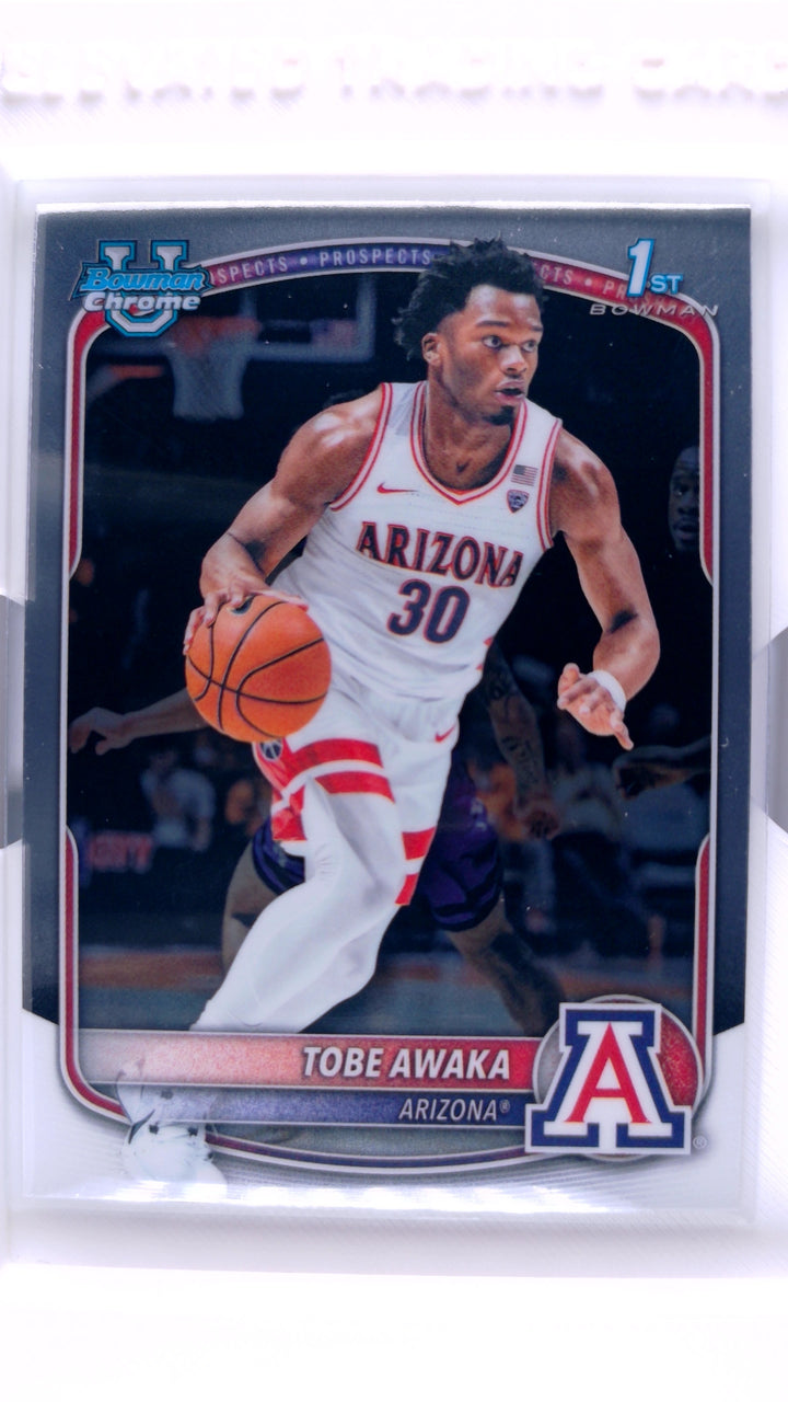 2025 Bowman Basketball Tobe Awaka #BCP-79 Chrome Prospects — Front