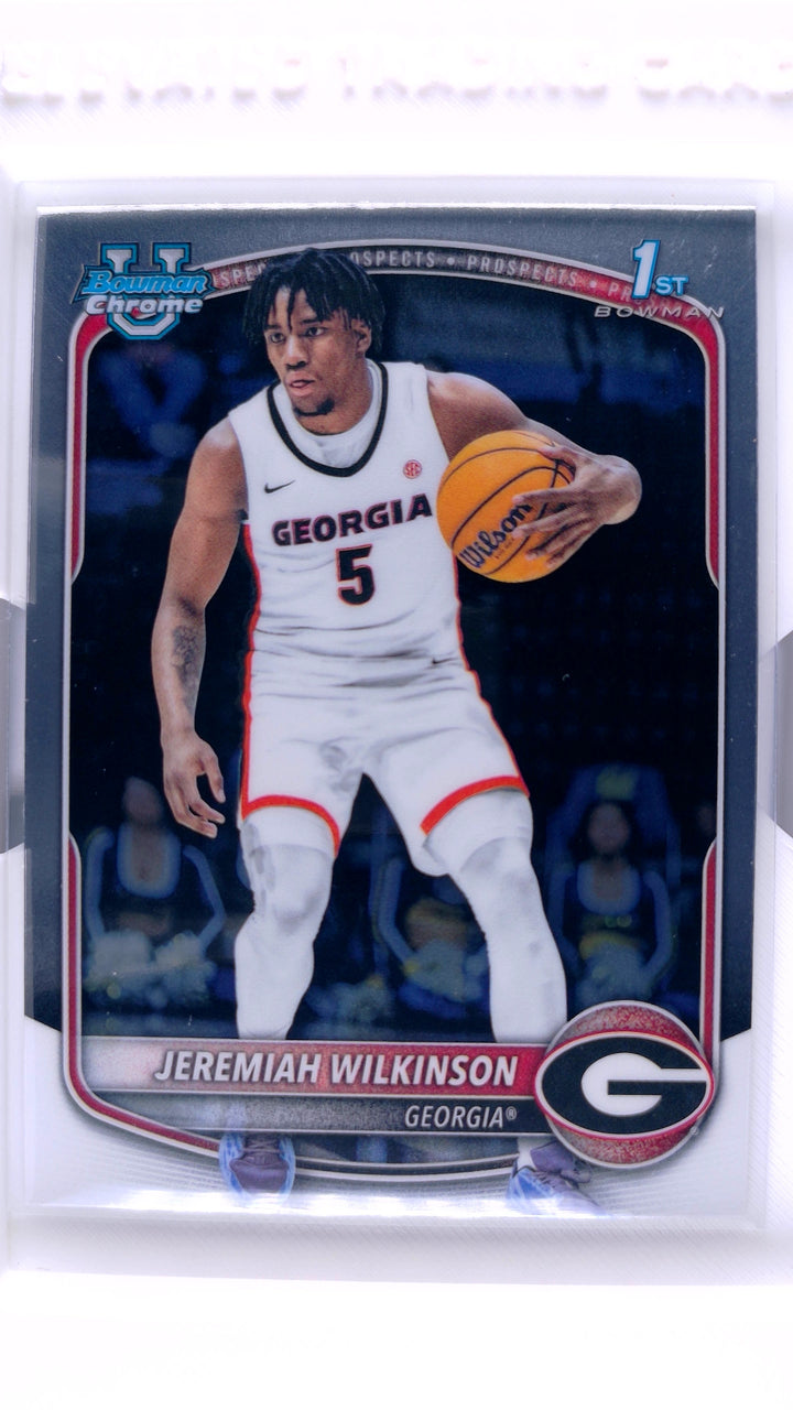 2025 Bowman Basketball Jeremiah Wilkinson #BCP-70 Chrome Prospects — Front
