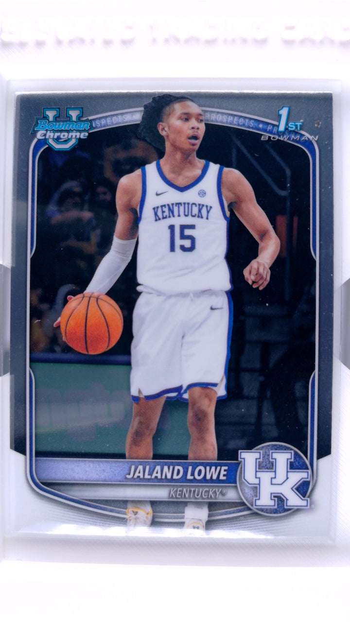 2025 Bowman Basketball Jaland Lowe #BCP-23 Chrome Prospects — Front