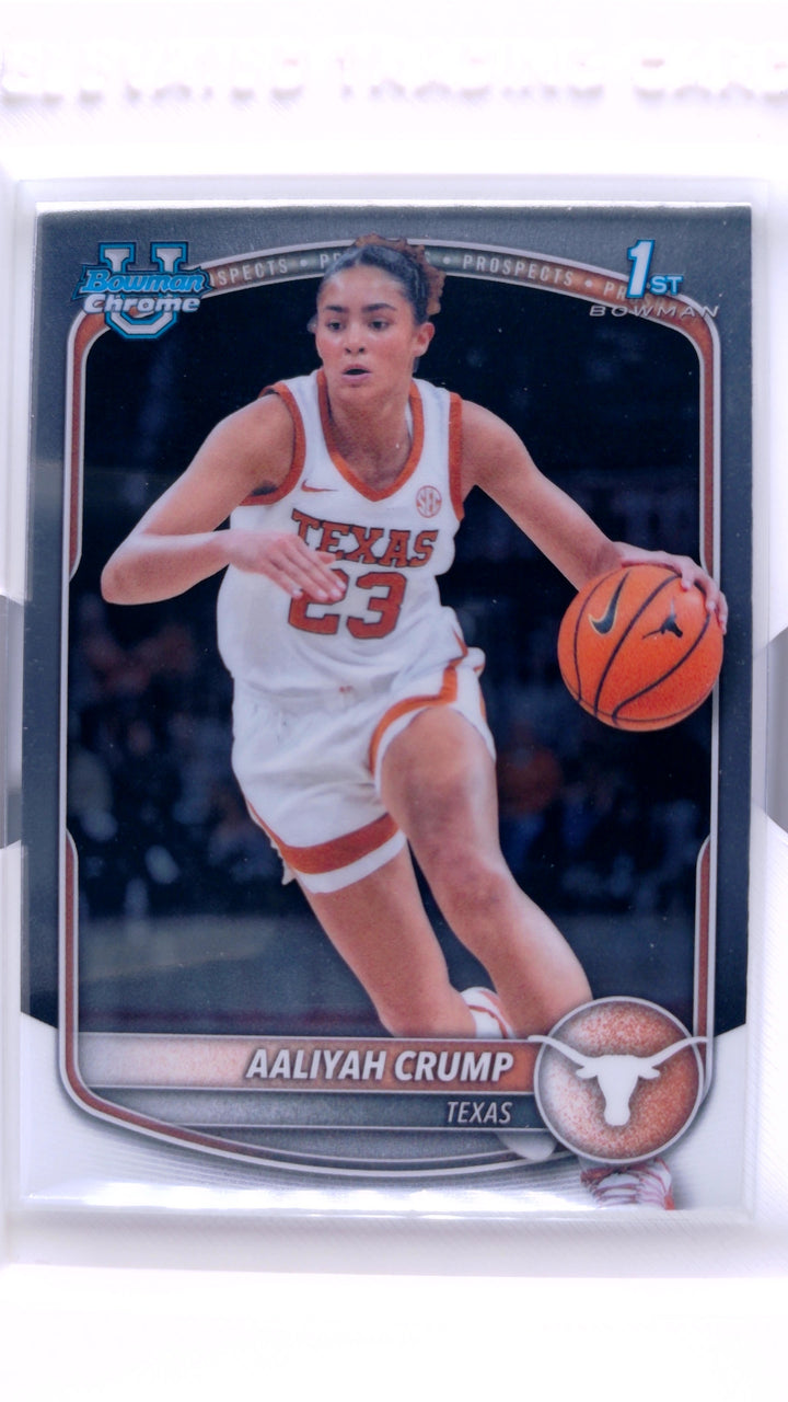 2025 Bowman Basketball Aaliyah Crump #BCP-33 Chrome Prospects — Front