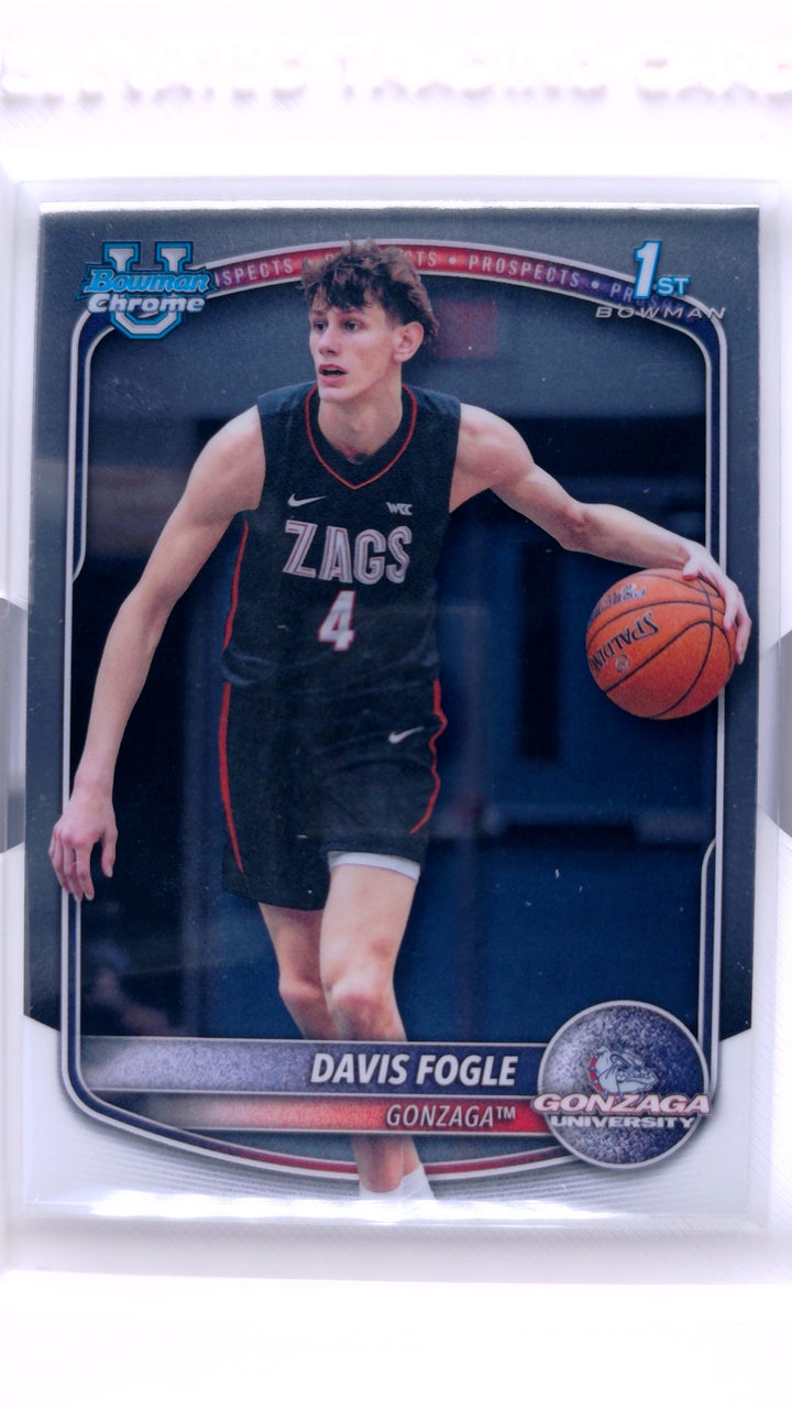 2025 Bowman Basketball Davis Fogle #BCP-47 Chrome Prospects — Front