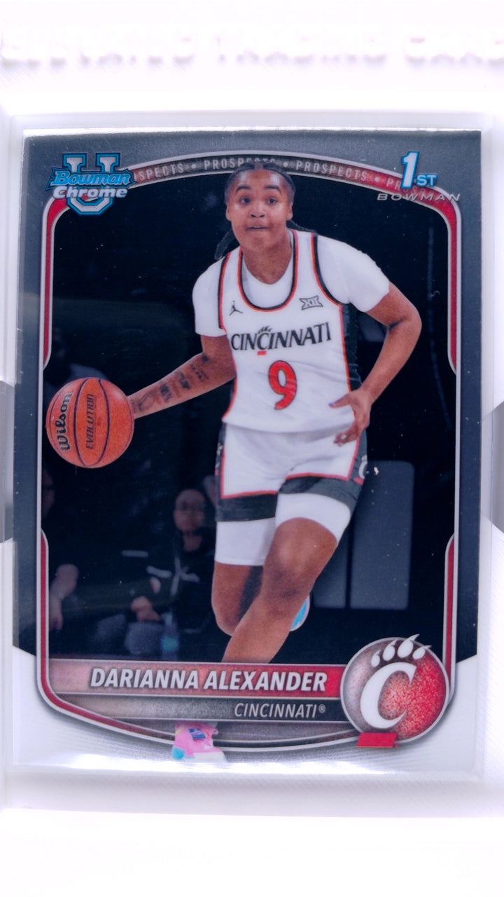 2025 Bowman Basketball Darianna Alexander #BCP-69 Chrome Prospects — Front