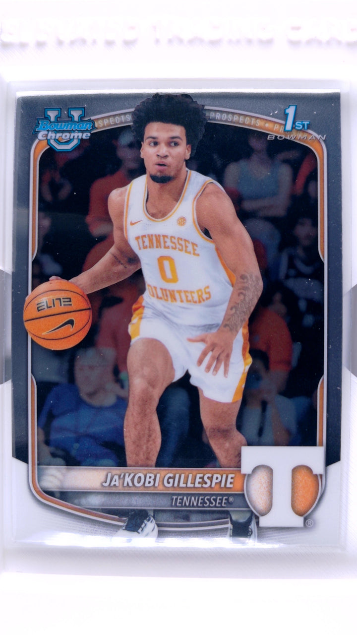 2025 Bowman Basketball Ja'Kobi Gillespie #BCP-58 Chrome Prospects — Front