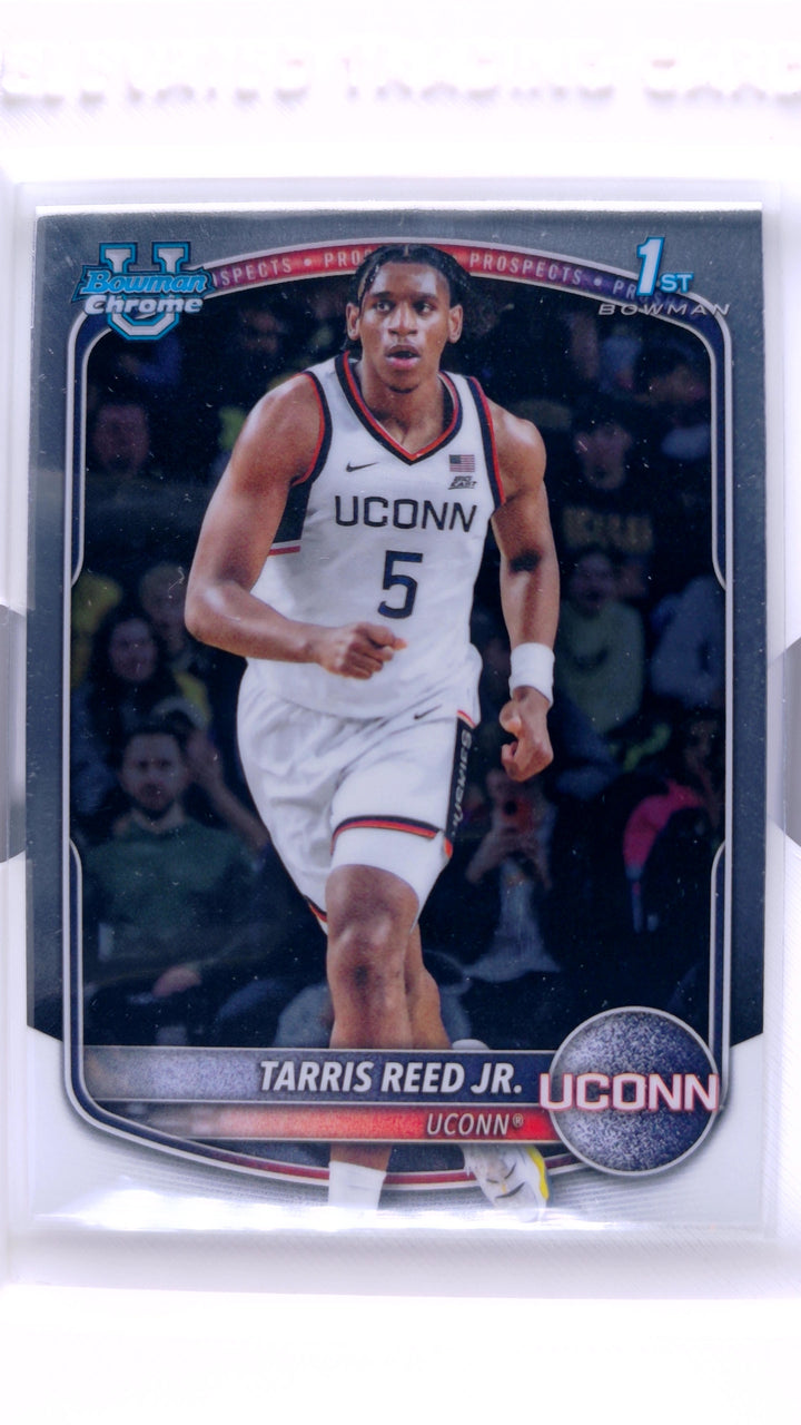 2025 Bowman Basketball Tarris Reed Jr. #BCP-42 Chrome Prospects — Front