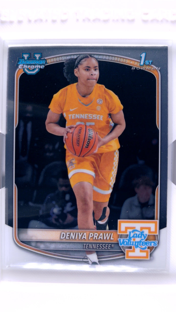 2025 Bowman Basketball Deniya Prawl #BCP-55 Chrome Prospects — Front