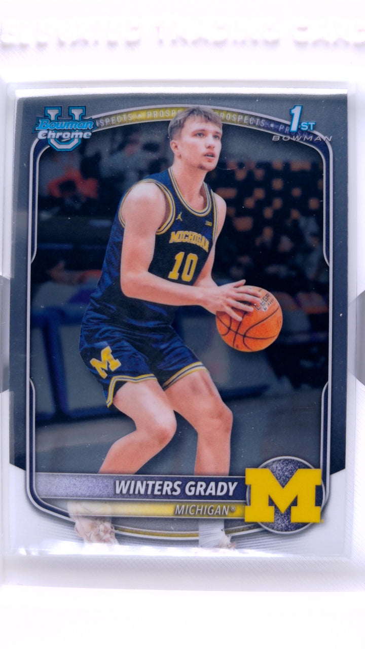 2025 Bowman Basketball Winters Grady #BCP-67 Chrome Prospects — Front