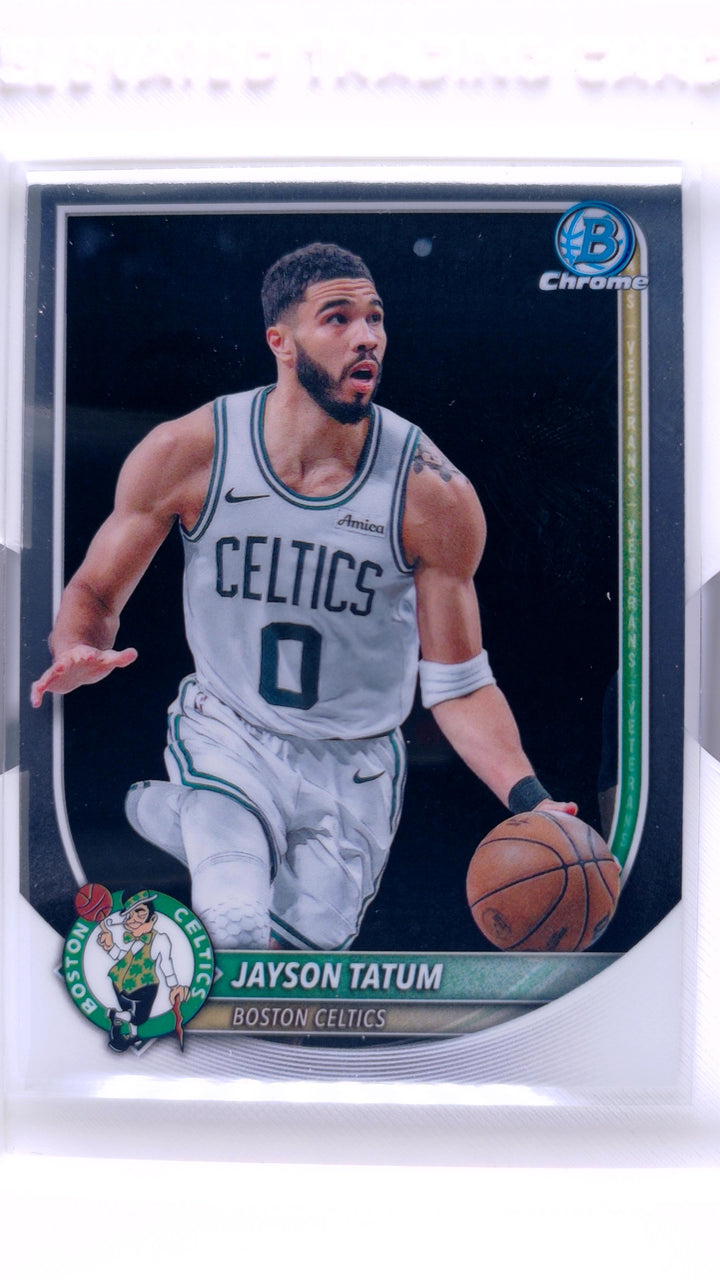 2025 Bowman Basketball Jayson Tatum #BCV-56 Chrome — Front